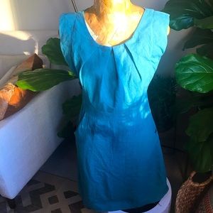 ESLEY cotton fitted dress